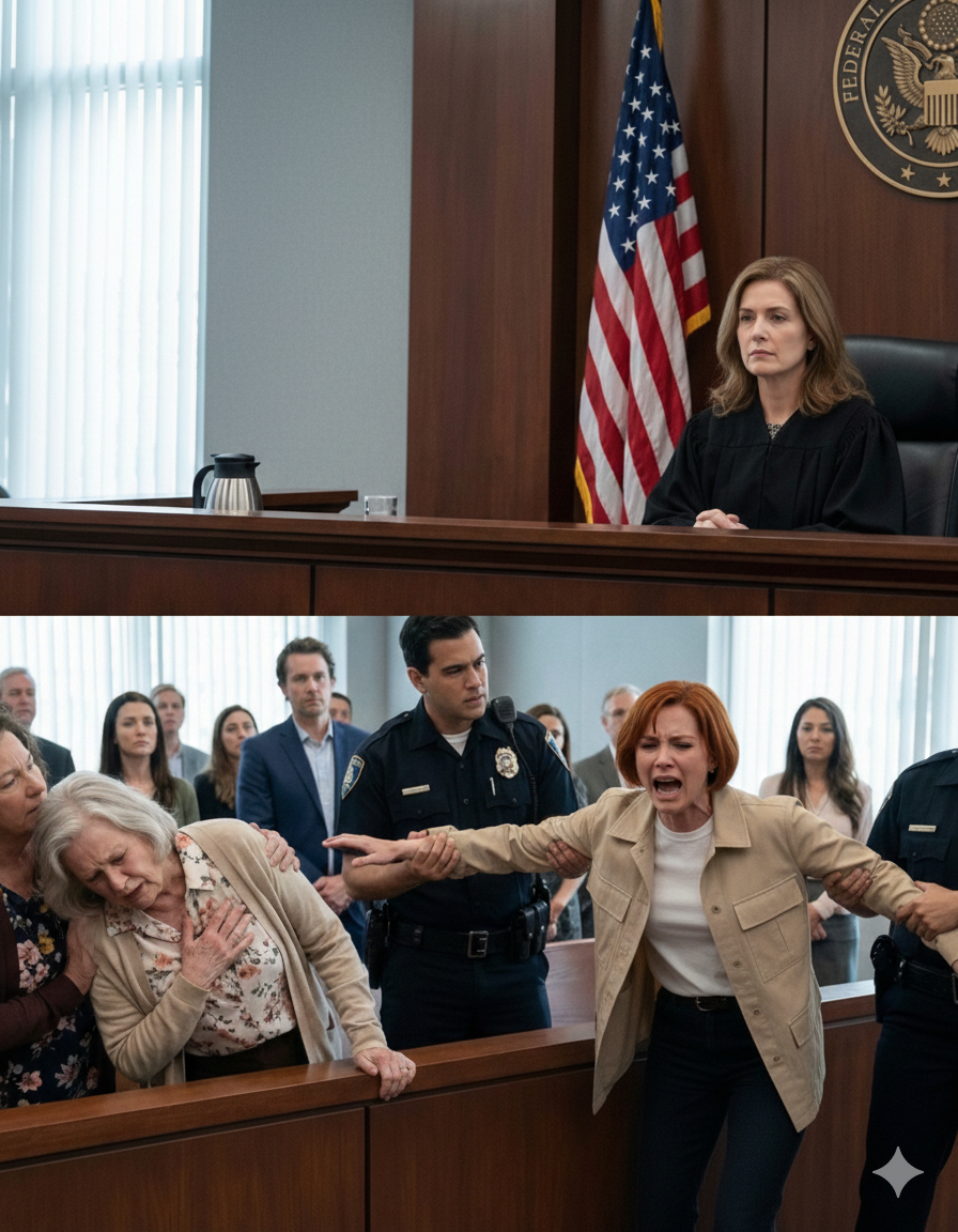 SHE LAUGHED, “WHO WOULD EVER BELIEVE YOU?” SO YOU OPENED A COURTROOM IN YOUR OWN LIVING ROOM