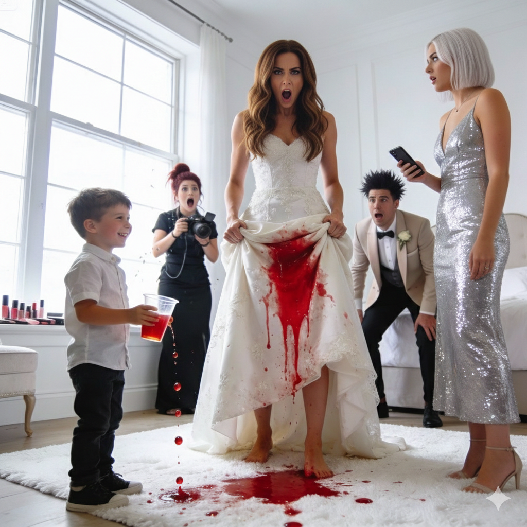 Right Before The Wedding, My Sister’s Child Spilled Drink All Over The Dress I Spent 6 Months Making. In Front Of 120 Guests, The Kid Laughed. Auntie, That Was A Funny Joke. Now Mom Will Buy Me An Iphone. I Didn’t Cry. Instead…