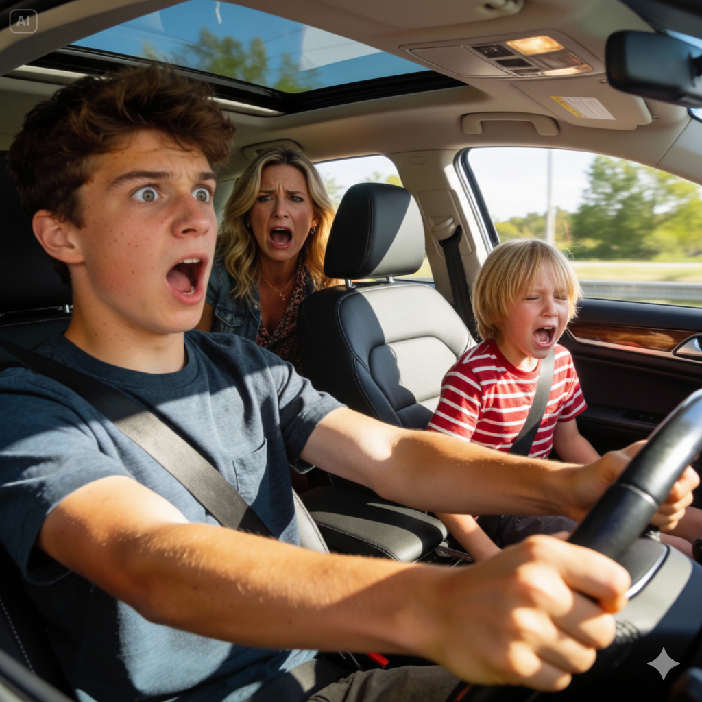 When I saw my son’s car parked, I decided to give him a surprise: I hid behind the back seat and stayed quiet, expecting him to come. But when I saw who sat next to him and what they were saying about me… I was speechless.