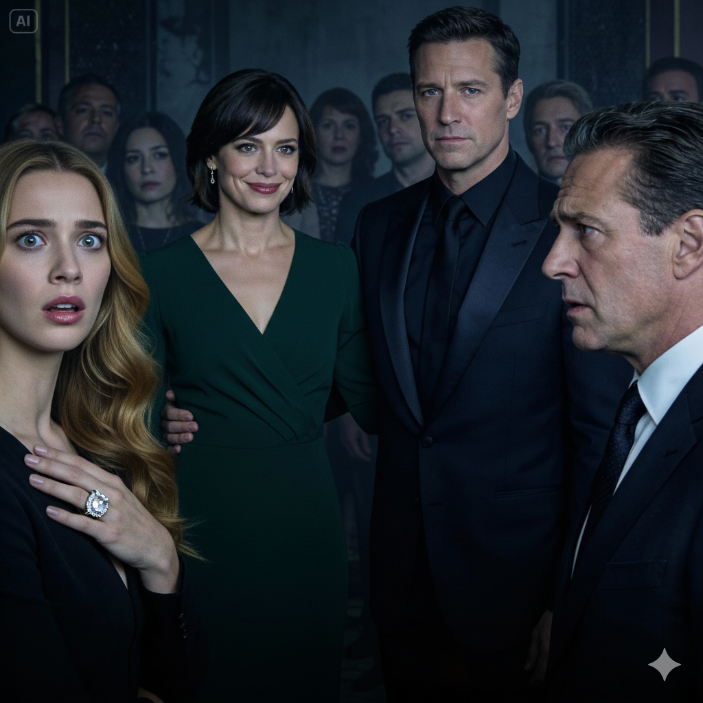 Six years ago, my sister took my millionaire fiancé, the man i was about to marry. at our mother’s funeral, she walked in with him, deliberately flashing her diamond ring, and said cruelly, “poor you, still alone at 38. i got the man, the money, and the mansion.” i smiled, turned to her, and asked, “have you met my husband yet?” the moment i called him over, her face went pale – because actually, my husband was …