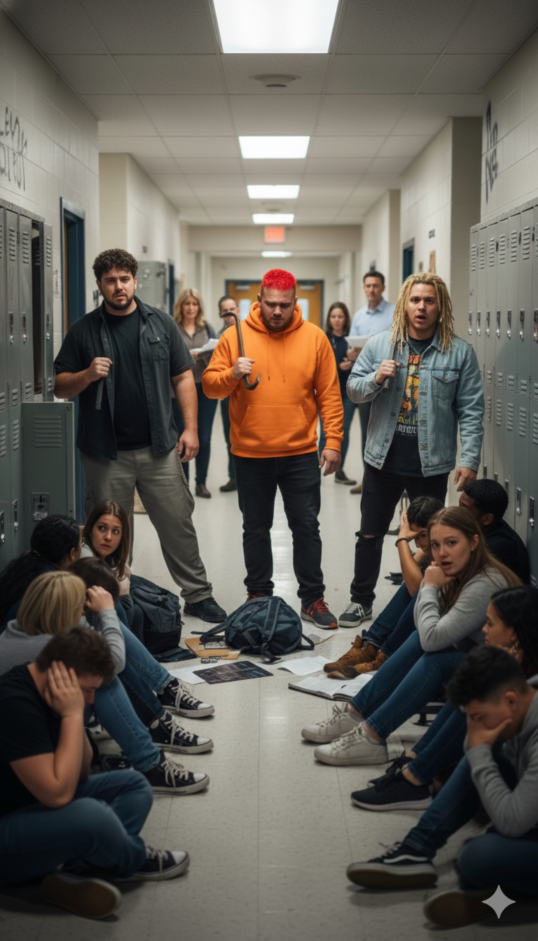 The Class Bully Terrorized Our School for Years — Broken Lockers, Bloody Noses, Teachers Who Looked the Other Way — Yet Every Single Time He Stopped in Front of Me, He Went Quiet, Looked at the Floor, and Said, ‘Not You…’ Before Walking Away