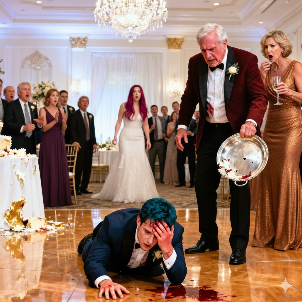 At My Sister’s Wedding, My Parents Demanded I Give Her The $450,000 House I Built Myself. When I Refused, My Father Snapped And Str//uck Me With A Metal Cake Stand, Sending Me To The Floor. The Room Fell Silent Until…