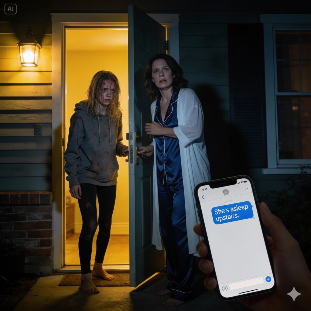 “My daughter knocked on my door at midnight, bruised and crying. But my husband swore she was asleep in his house.