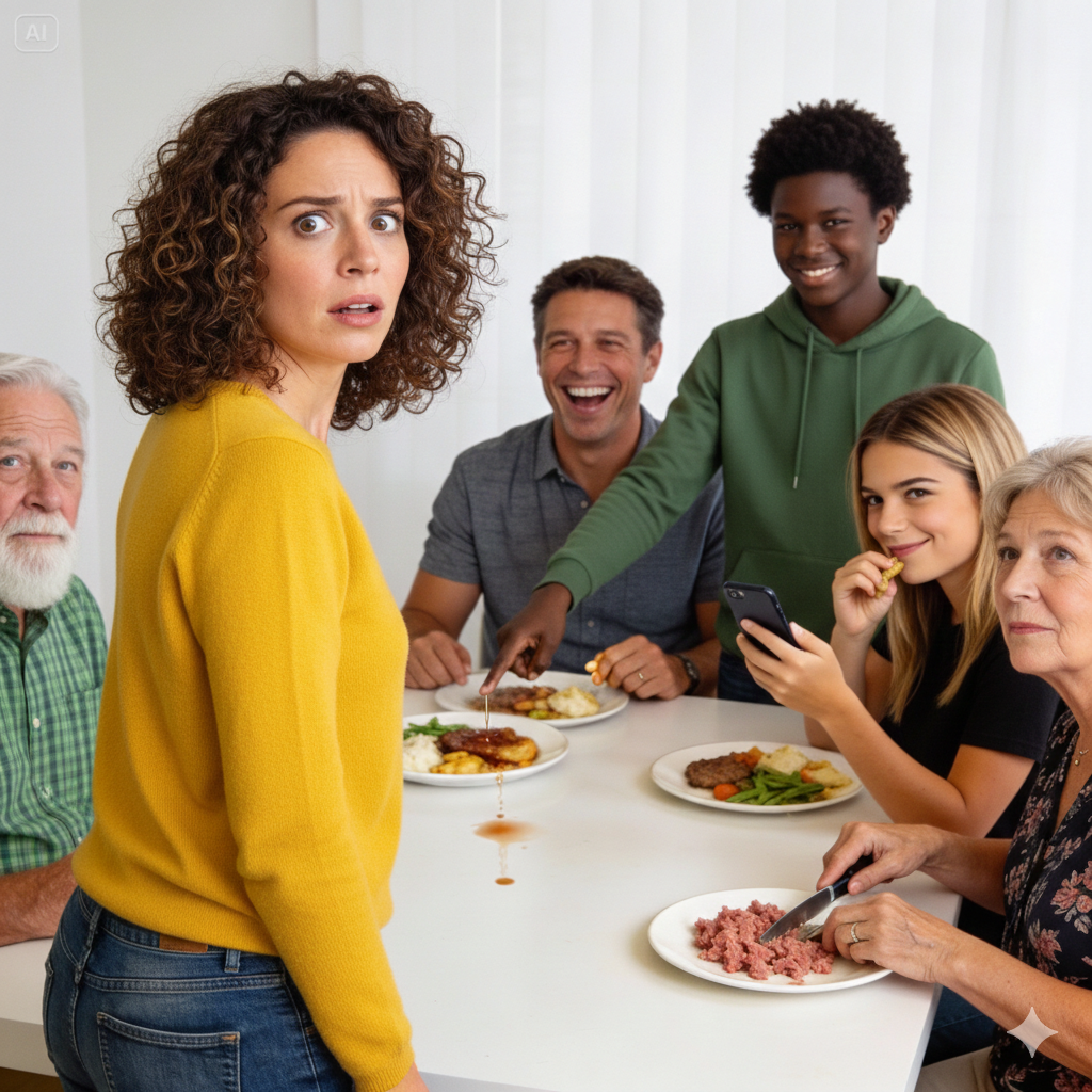 My Sister’s Son Spit Into My Plate At Dinner And Said, “Dad Says You Deserve It.” Everyone Laughed. I Quietly Got Up And Left. That Night, Mom Messaged: “Don’t Contact Us Again.” My Brother Reacted With A Thumbs-Up. I Replied, “Understood. Mortgage Auto-Pay Ends Tomorrow.” By 11:42 PM, The Chat EXPLODED…