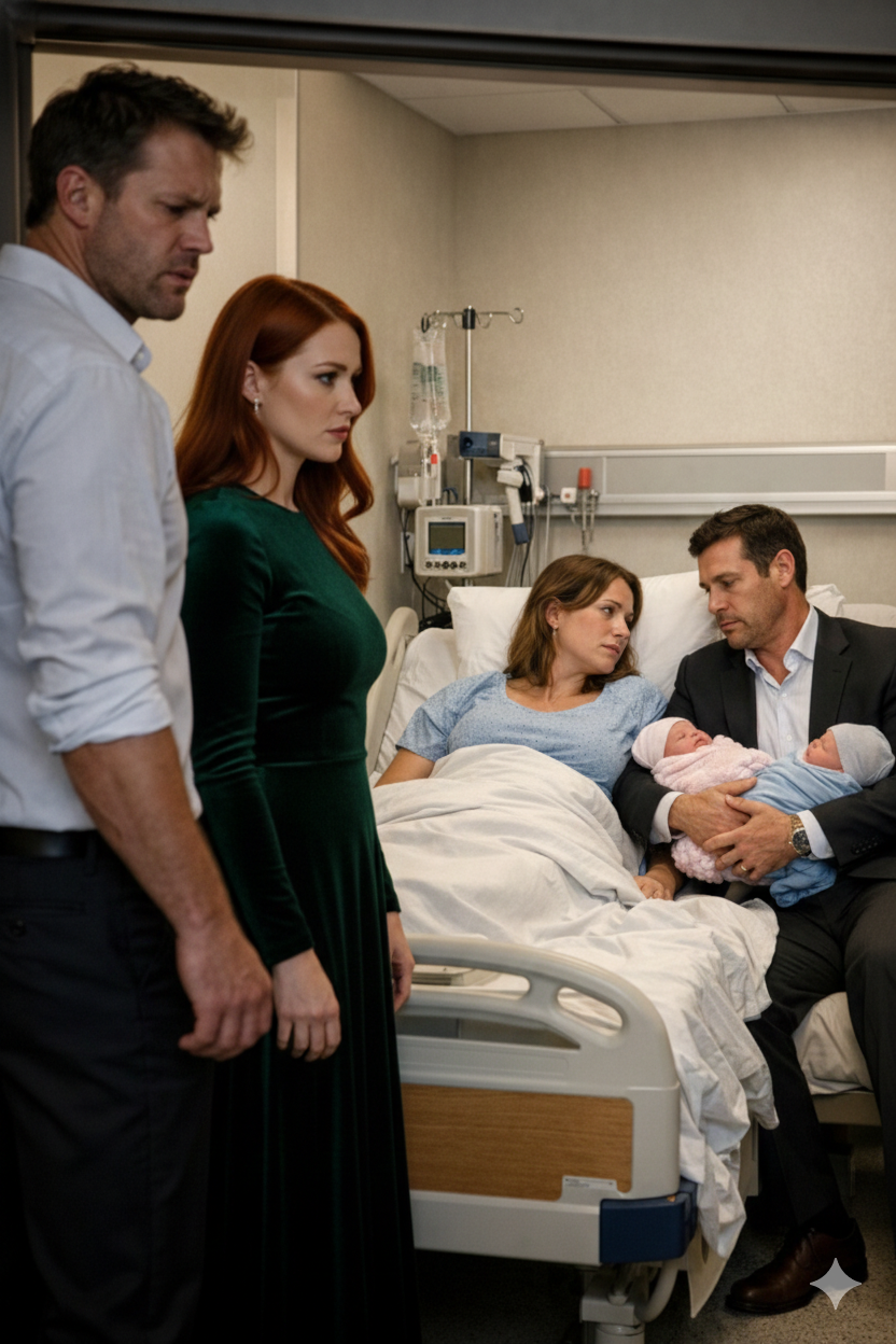 “If She Doesn’t Make It Through Surgery, That Solves Everything,” the Text Quietly Suggested — While He Lay Beside His Mistress, His Ex-Wife Was Bleeding in an Operating Room, and the Man Who Ended Up Holding the Twins Wasn’t Their Father