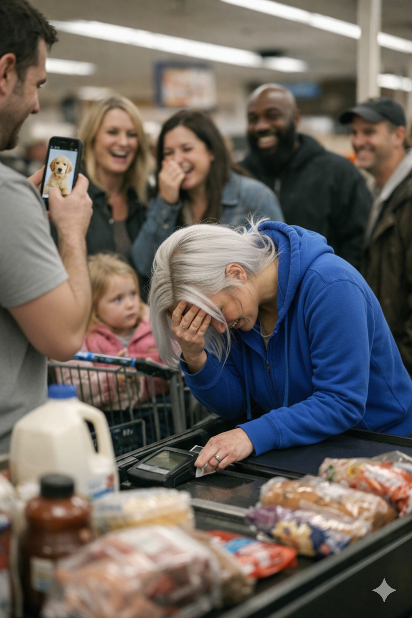 ‘Can You Hurry Up?’ a Man Mocked While Filming a Poor Single Mother Using Food Stamps at a Supermarket — She Walked Away in Silence, Never Knowing the Same Man Would Be Standing in Front of Her Two Years Later, Begging for Help