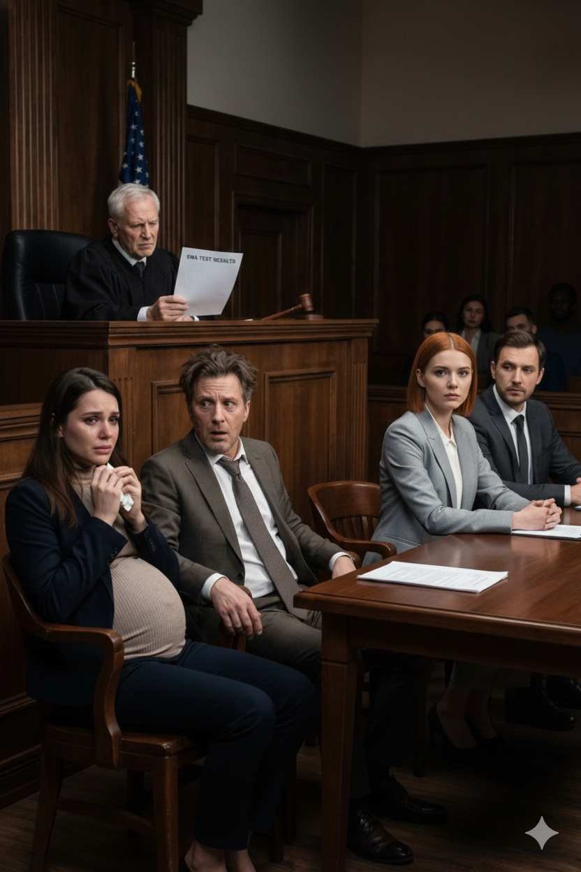 My Dad Brought His “Pregnant” Mistress to Court—But When the Judge Read the DNA, The Truth Burned Everything Down