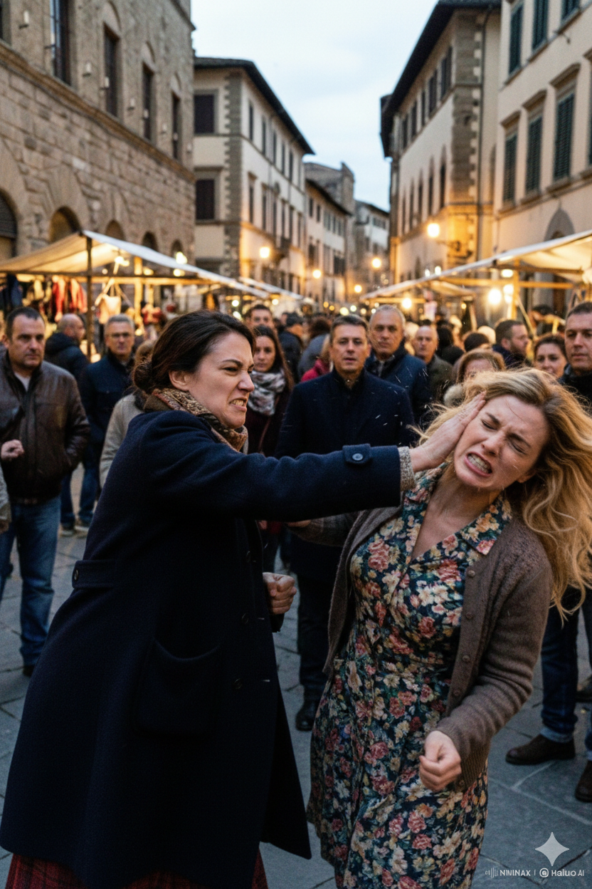 “This woman is a thief! She siphoned this from my mother’s jewelry box before she died. Give it back, Nora, or I’m calling the police!”- Two Women Fought in the Dirt Over a ‘Piece of Junk,’ and the Chilling Identity of the Biker Who Arrived to Crown the Winner