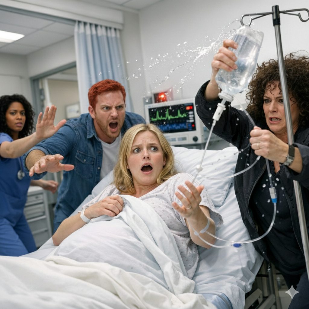 Karen Ripped My Pregnant Wife’s IV Drip Bag – Doctors Saved Baby and Sued Her On Spot