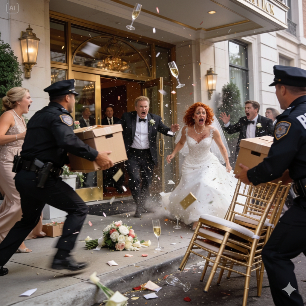 At my brother’s wedding reception, my father pointed at me and ordered me to leave, saying I was ruining the family’s image.