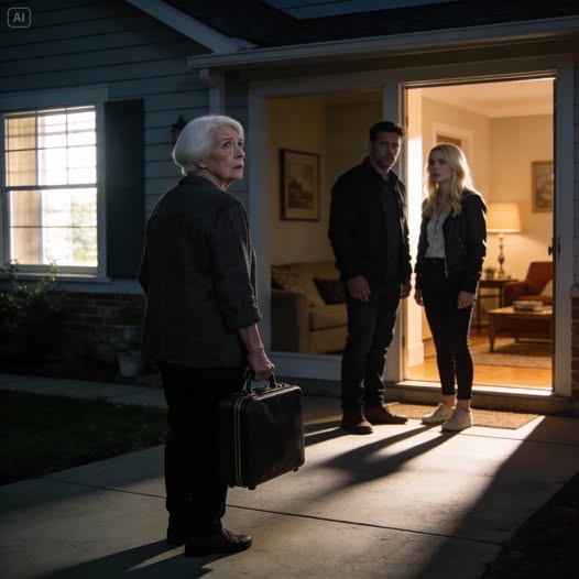 The mother-in-law stopped by to see her grandchildren, unaware her son had walked out on his family for another woman, however the instant she stepped inside the house, her face changed…