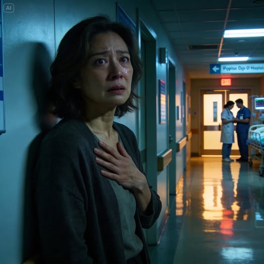After saying goodbye to my dying husband, i stepped out of the hospital with tears streaming down my face… only to freeze in disbelief after overhearing two nurses whisper about a shocking secret…