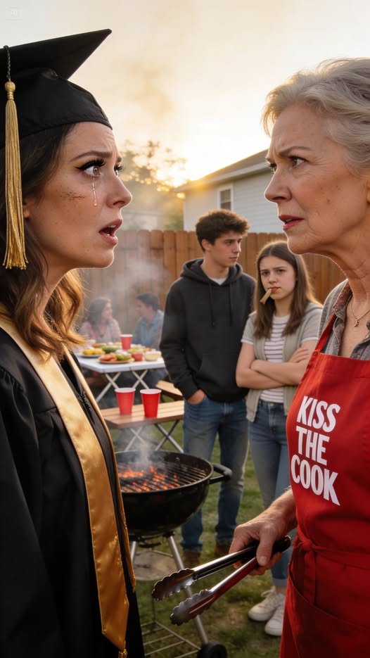 No one from my family bothered to show up to my graduation; the seats I’d saved for them stayed painfully empty—no son, no daughter, just a row of blue chairs while they laughed at some backyard barbecue instead. I held it together through the ceremony, smiling for photos like nothing was wrong, but the second I stepped off the stage my phone buzzed in my hand, screen glowing with a text from my son: “We need to talk. Urgently.” Above it, forty-five missed calls from Mom…..