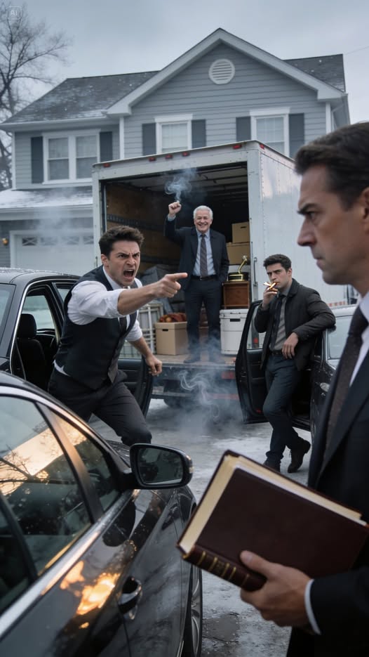 My neighbor phoned me at the office: “They’re clearing out your house with movers.” my father grinned and said, “We sold it to cover your brother’s debt, you’re selfish!” i simply laughed, contacted my attorney, and answered, “I hope you enjoy prison, because that… power of attorney was canceled years ago.”…