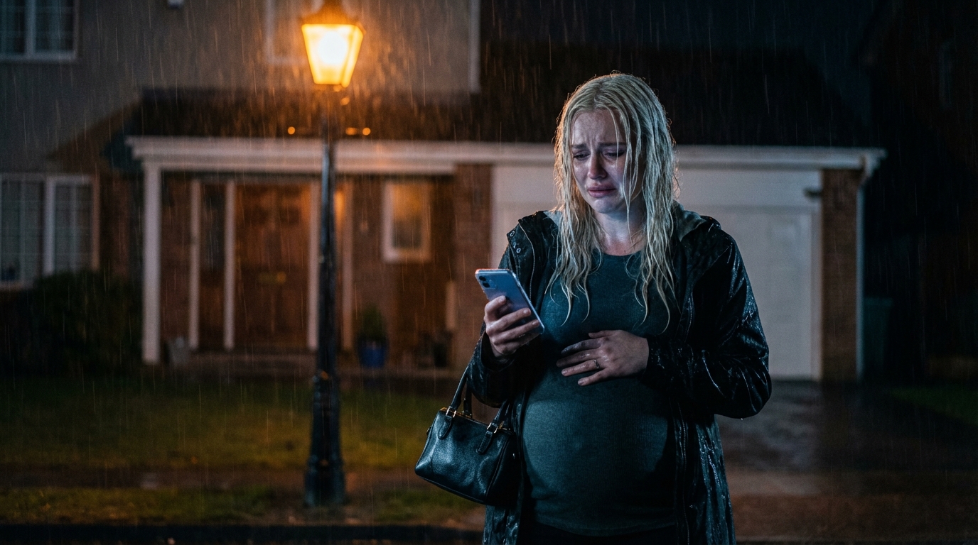 My water broke in the dead of night. Shaking with pain, I called my husband and whispered, “I need you—now.” What answered wasn’t his voice, but the moans of another woman. I didn’t scream. I didn’t hang up. I pressed record and listened in silence. Then I sent the audio to one contact only—my father-in-law, a high-ranking general. By dawn, everything was about to change.