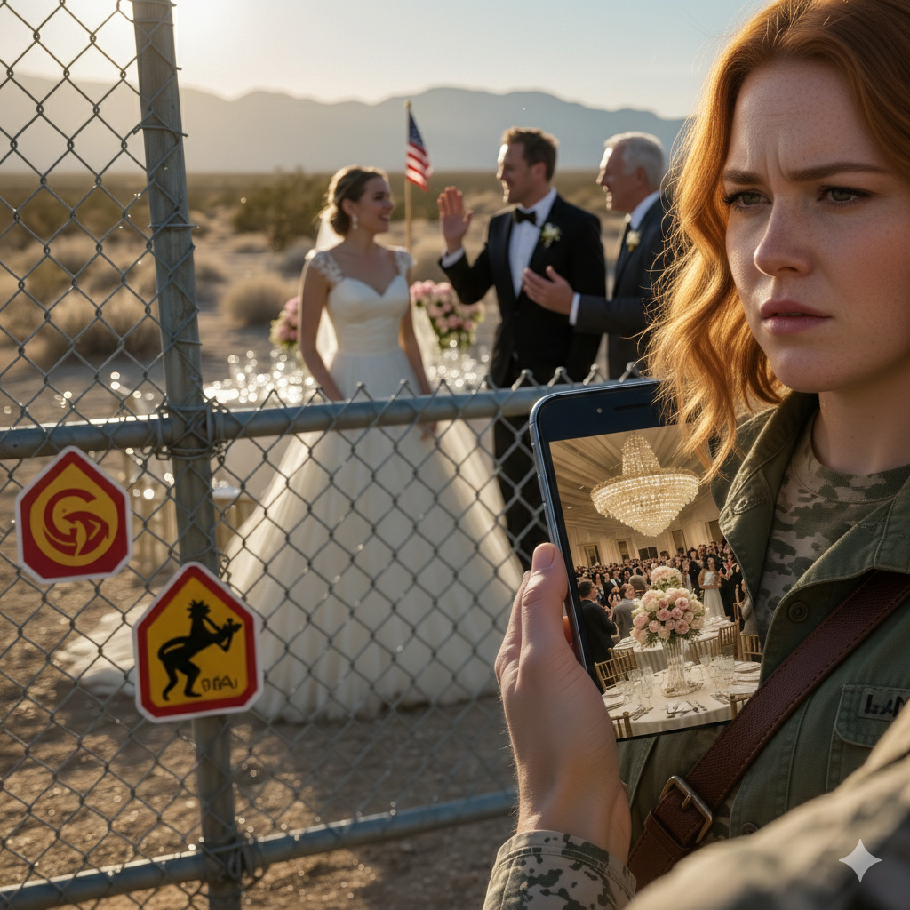 “You’re So Awkward You Make Everyone Uncomfortable. Don’t Come.” Dad Banned Me From The Wedding, Saying I’d Embarrass My Sister’s Rich Groom. So I Went Back To Area 51 On The Wedding Day. The Next Day, Walking The Base, I Opened Facebook—And… FROZE AT WHAT I SAW.