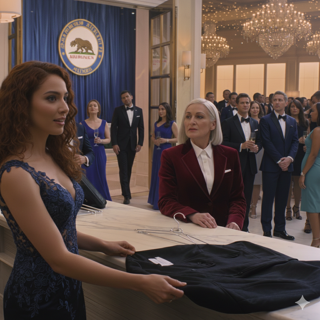 Help With Coats,” Mom Said. “The Governor Is Speaking. Don’t Embarrass Me.” I Took The Apron. Then Governor Martinez Announced: “Thank You To Director Chen, Who Runs Our $2.1B Foundation.” He Pointed At Me. MOM’S GLASS SHATTERED.