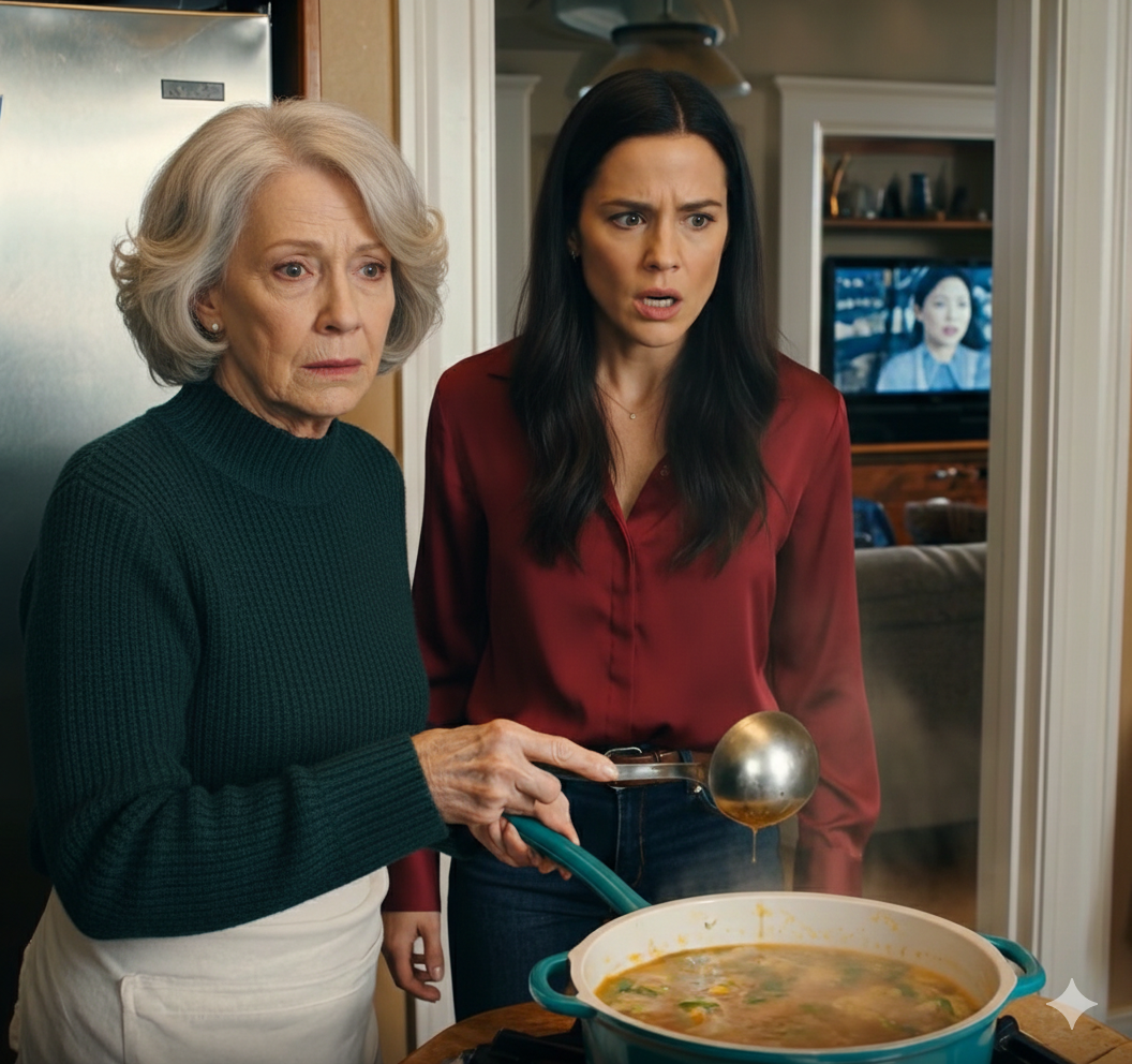 While I was stirring a pot of soup for the whole family, my daughter-in-law came closer and said, “Who told you to cook like that?” My son kept his eyes glued to the TV, pretending he didn’t see anything. A few minutes later, a loud noise came from the kitchen. And from that very moment, everything in this house began to be rearranged.