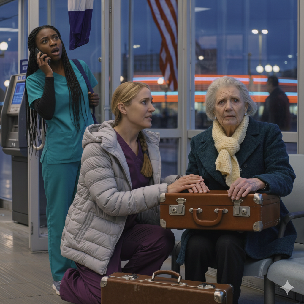 On New Year’s Eve, my daughter-in-law announced, “We’re putting you in a nursing home. You’re getting too old, and we can’t keep doing this.” Heartbroken, I packed my bags and decided to leave. At the bus station, I couldn’t stop crying. A young woman asked if I was okay, so I told her everything. She stepped aside, made a phone call, and said, “Dad, I found her. Yes, I’m sure.”