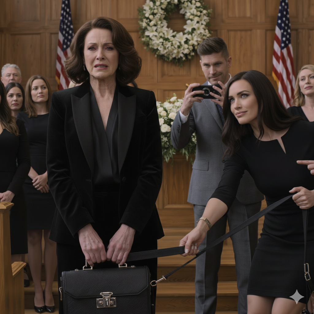 Right in the middle of my son’s funeral—while the air still held that sweet-bitter mix of incense, lilies, and cold spring rain, while relatives lined up in dark coats to touch my hands and whisper “I’m so sorry”—my daughter-in-law, Brianna, looked straight through me and said, calm as a billing notice, that by tomorrow morning I needed to be out of the house I helped buy, because it “wasn’t my place anymore.”