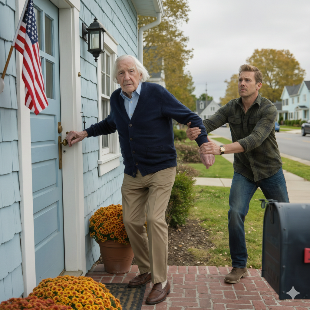 Two weeks ago, my wife went to visit my daughter’s house. I wanted to create a surprise, so I quietly drove there as well. But as soon as I set foot on the porch of that small, peaceful house, the neighbor ran over, gripped my hand tightly and said, “Stop, you shouldn’t go in there.” Five minutes later, a truth made me unable to stand