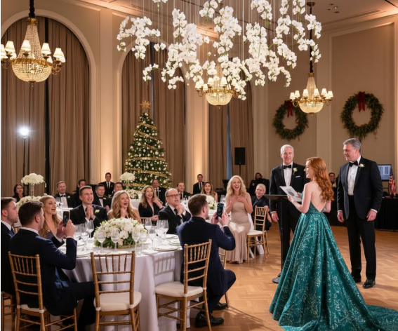 At My Wedding, My Father Stood Up And Announced He Was Cutting Me Off: “You’re Not My Real Daughter Anyway.” The Crowd Gasped. I Smiled, Stepped To The Mic, And Said: “Since We’re Sharing DNA Secrets…” I Pulled Out An Envelope… HIS WIFE’S FACE WENT PAPER-WHITE AS I EXPOSED…