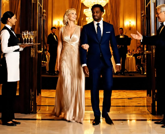 At my sister Madison’s engagement party in a downtown Grand Meridian ballroom, a guard sized up my faded jeans and sneered, “Service entrance,” while Madison laughed like I was hired help. I tied on an apron, stayed invisible, and watched a tiny security camera blink over chandeliers as ‘old money’ guests whispered about what my family could do for them. Then a stranger slipped a USB near the sound system—and my general manager entered with a folder looking for Ms. Wong.