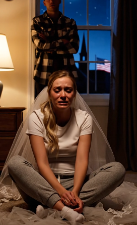 The night before my wedding, my parents quietly ruined my wedding dress, cutting it into two pieces – just to force me to give up, to stop everything. ‘You deserve this,’ my father said coldly. But when the chapel doors opened, they saw me standing tall in a white Navy uniform, with two shining stars on my shoulders. My brother froze and blurted out, “Oh wow… look at her ribbons!”