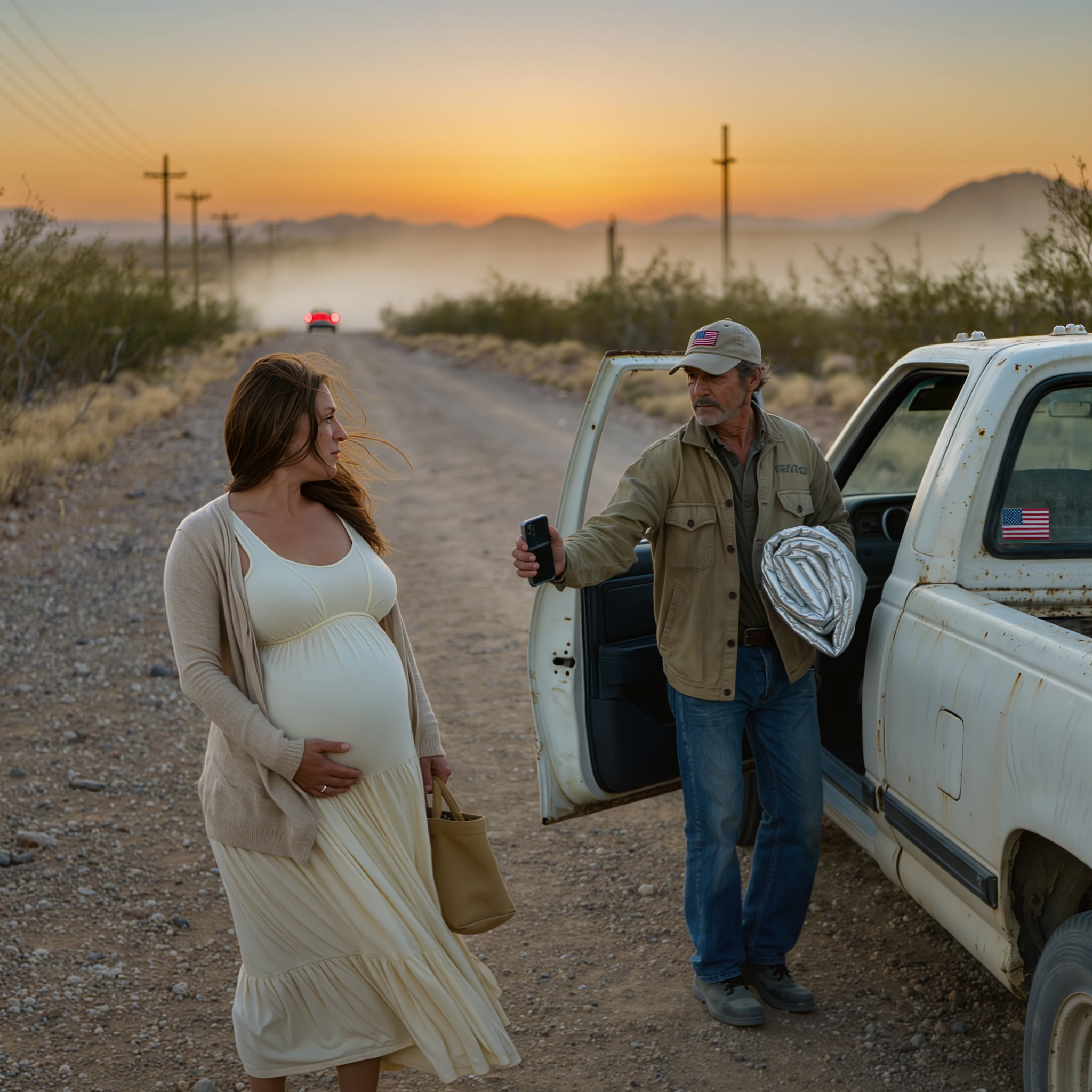 When I went into labor, my mother-in-law snapped that I stop ‘acting’ and bake an apple pie, and when I refused my sister-in-law accused me of taking her $12,000 bracelet, whispered to my husband, and he dragged me into the car and left me on a lonely roadside minutes later my contractions surged, he sped off thinking he’d won, and when he returned home he froze at what was waiting for him.