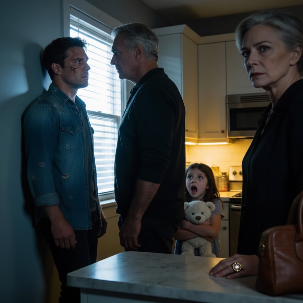 “My blood stained the floor as my mother’s ring tore my skin, ‘ungrateful brat,’ she sneered while demanding cash for my sister once more, my daughter’s panicked scream shattering me as dad slammed me to the wall, thirty years of abuse freezing into clarity, not knowing what i’d secretly done three months ago—power shifts without warning”