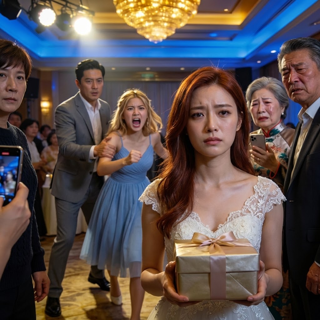 At my sister’s wedding, she humiliated me during her speech: “my sister is a single mother, unwanted by anyone.” laughter filled the room. my mom chimed in, “she’s a used product!” while dad hid a laugh behind his hand. then the groom rose, took the microphone, and the room froze….