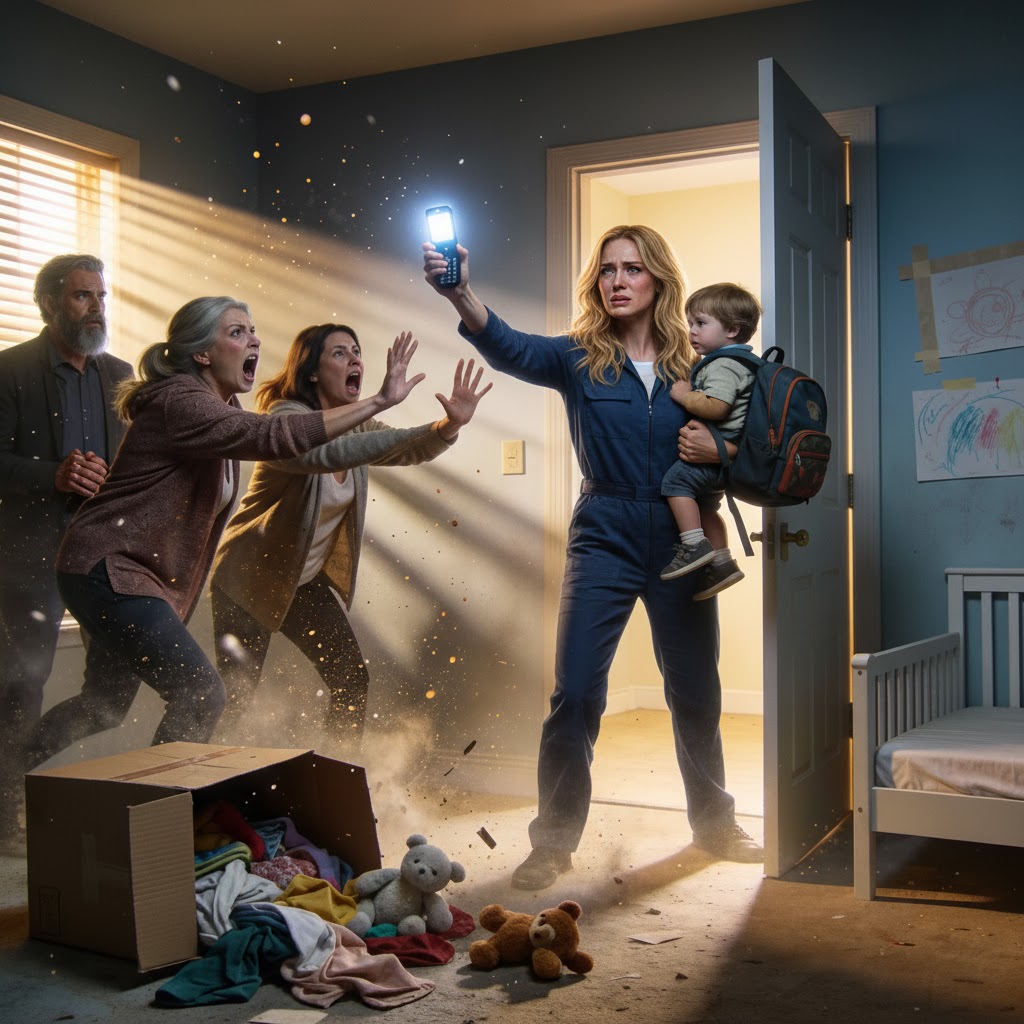 I returned from a double shift at the hospital to find my 7-year-old daughter was “missing.” my mom shrugged and said, “we voted. you don’t get a say.” my sister was clearing out my daughter’s room like a hostile takeover. i stayed calm and said this. my parents and sister went pale…