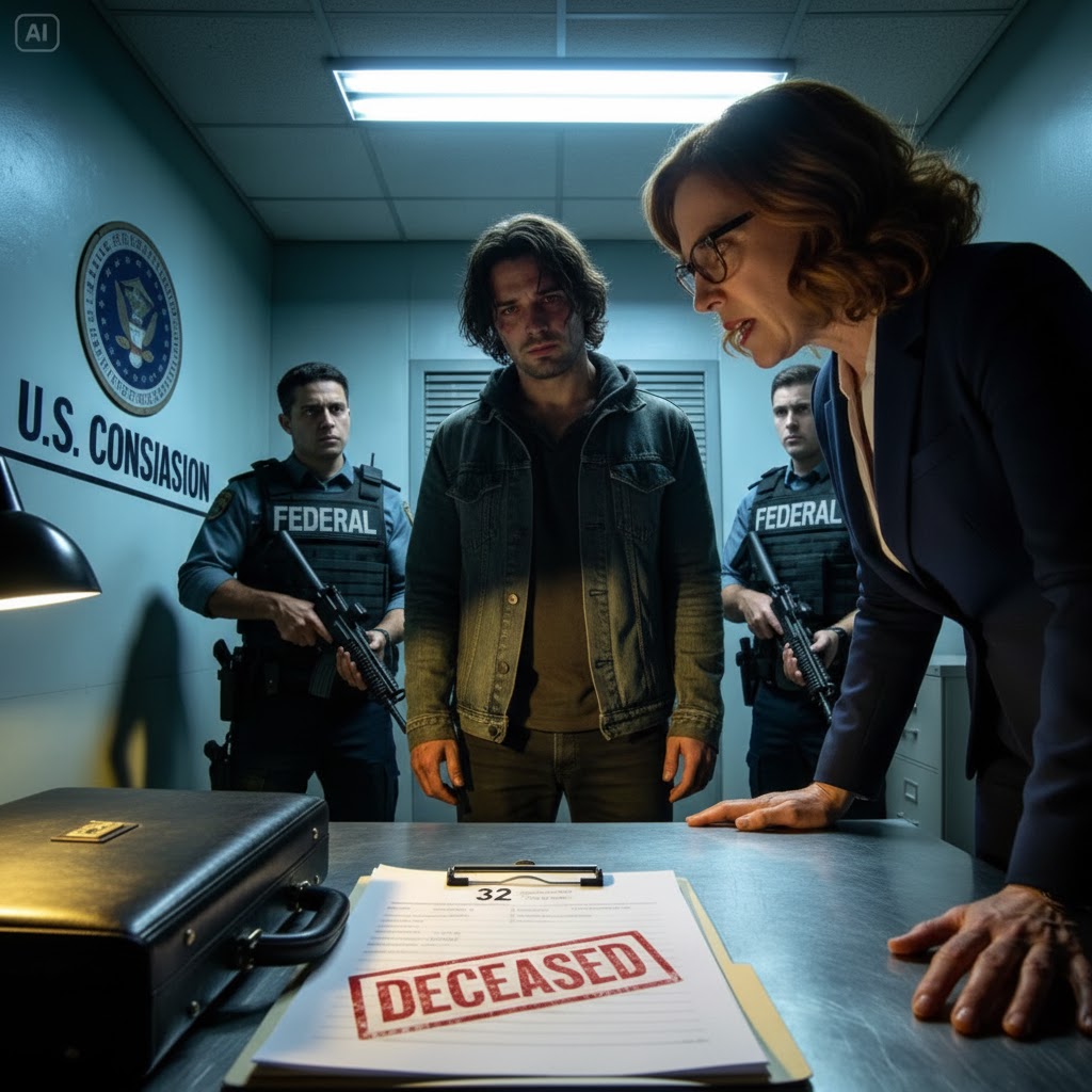 At 18 my stepfather threw me out, saying i was nothing but a burden. fourteen years later, at 32 and facing eviction, i renewed my passport. the clerk checked my record and triggered the silent alarm. “this ssn belongs to a child who died in 1991…” armed guards surrounded me, until a federal agent arrived, stared at me, and whispered three words that changed everything.