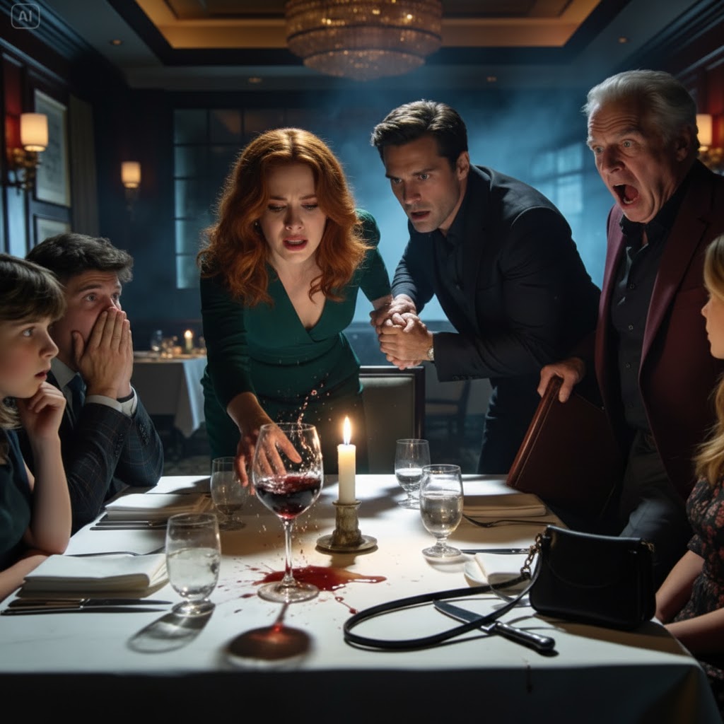 The restaurant fell deadly silent while my father’s cruel toast hovered, “to our real daughter—the successful one,” my husband tightened his grip on my hand and whispered, “time to tell them,” the feast becomes the funeral.