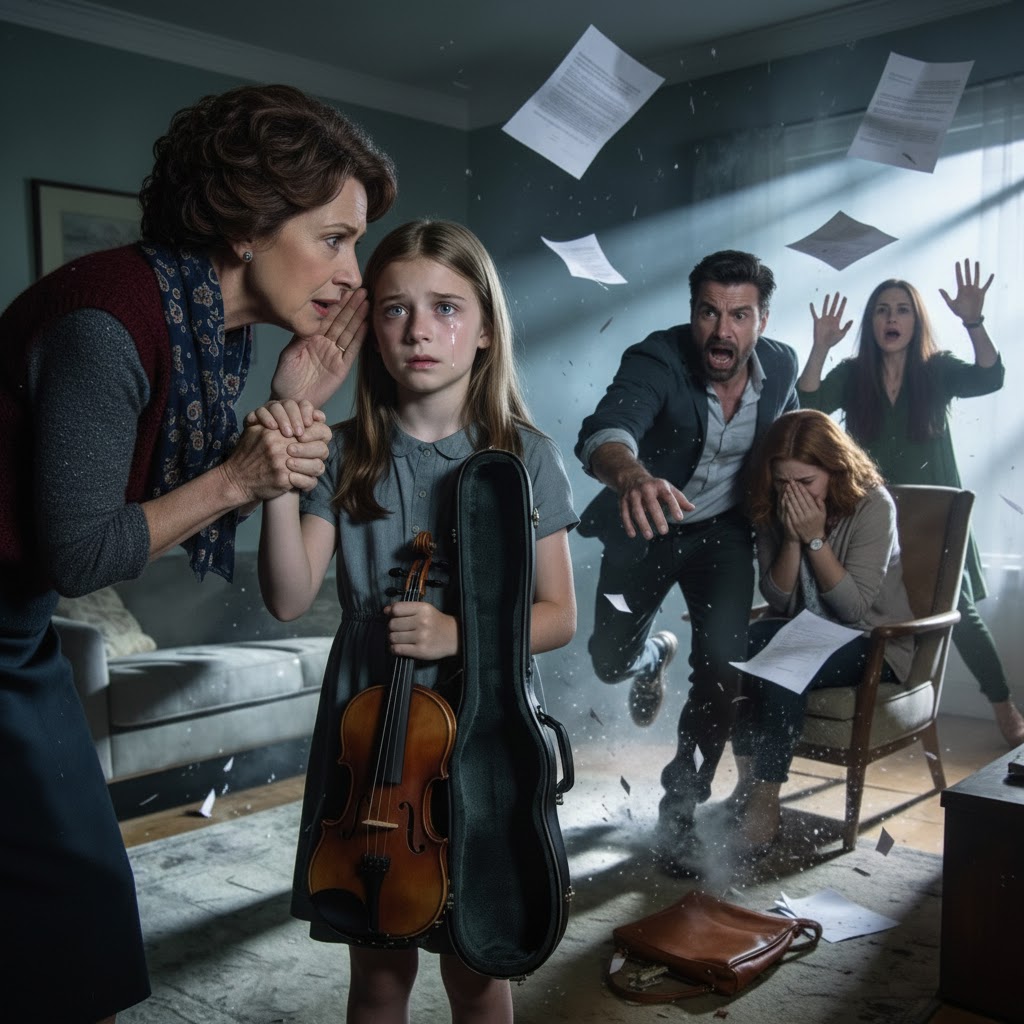 My parents sold my daughter’s antique cello—left to her by my grandmother—when she was 11, pocketed $87,000, and spent it on a pool for my sister’s kids. when grandma discovered this, she didn’t cry; she smiled and said, “the cello was…” my parents’ faces went pale.