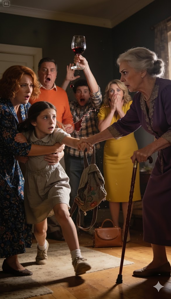 At a family celebration, my sister joked by calling my 12-year-old a “stinky niece” with cheap clothes and no future, my parents laughed as if it were normal, then grandma rose, smiled, and announced that my daughter was… their faces drained of color….