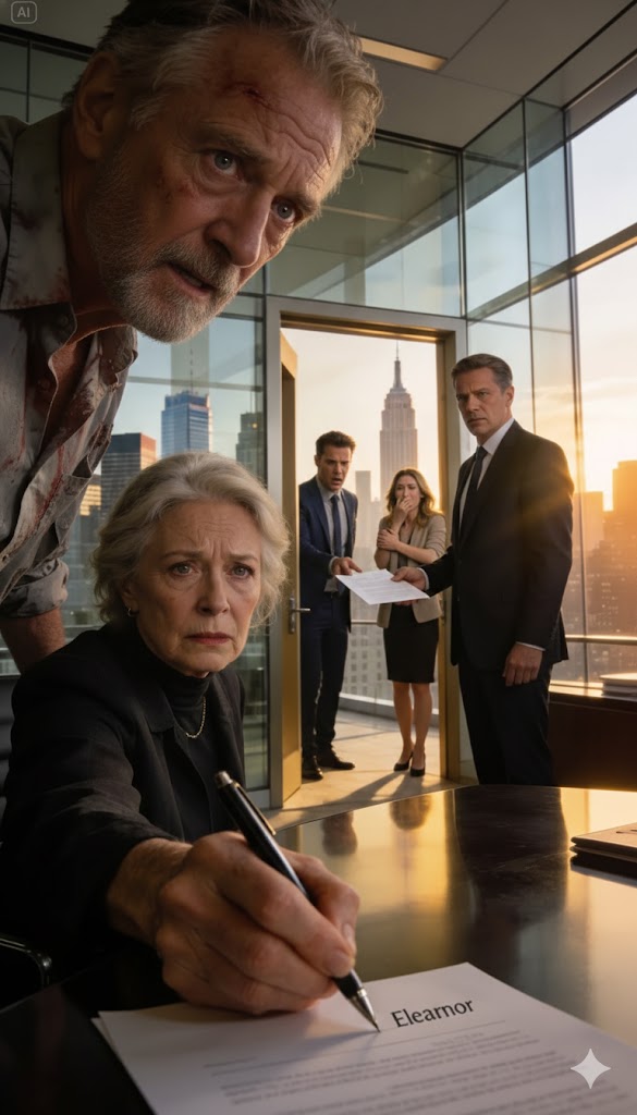 When my husband passed away, the house fell silent, but the real terror didn’t start until his rich boss called out of nowhere and said, almost whispering, “I found something. Come to my office right now. And don’t tell your son or your daughter-in-law. You could be in danger.” Every instinct told me to hang up, yet minutes later I was at his building, palms sweating, pulse roaring in my ears. Then I saw who was standing at the office door, waiting for me—and my entire body turned to ice…..