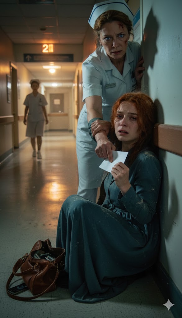 I went to the hospital to care for my husband with a fractured bone. while he slept, the head nurse pressed a note into my palm that read, “don’t come again. check the camera…”