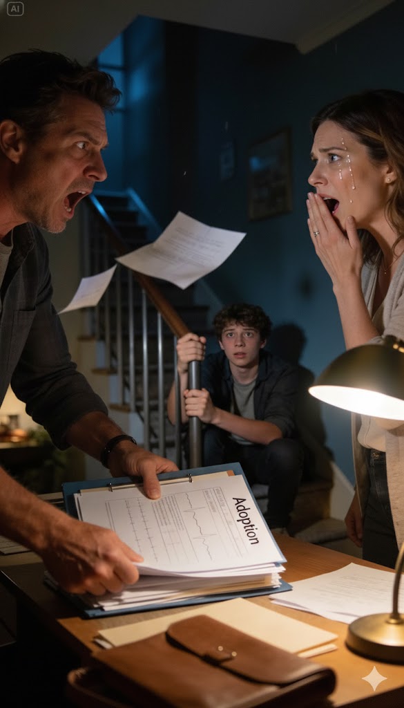 I overheard my parents fighting at 2 a.m. over medical files and secrets. then my mother said one word that finally explained everything about my childhood…