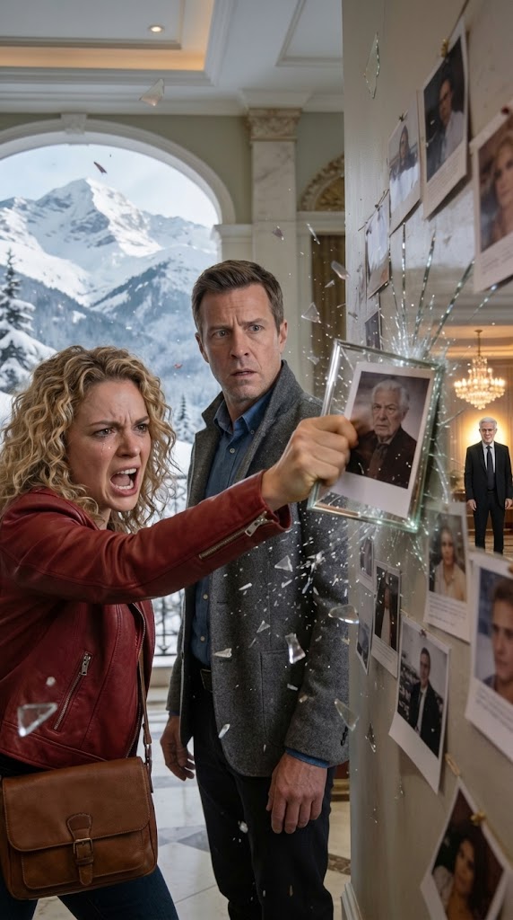 We were told you purchased a luxury villa in the Alps. we’ve come to stay with you and reconcile,” my daughter-in-law announced at my doorstep, dragging her suitcases in. i didn’t try to stop them. yet the moment they stepped into the main hall, they froze at the unexpected scene before them. they stood frozen at the sight….