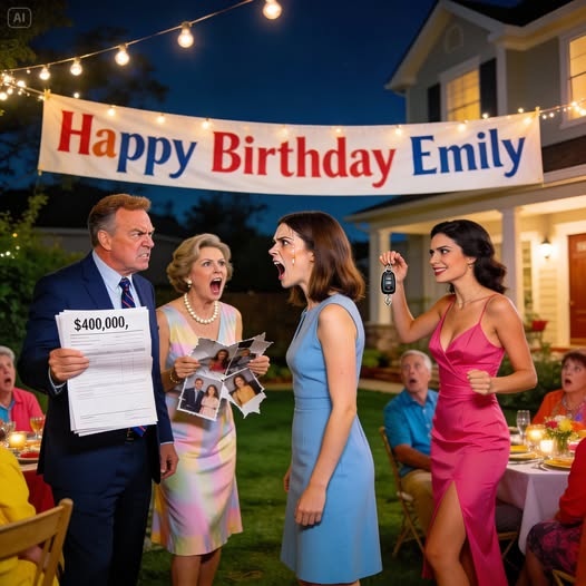 On My Birthday, Parents Hosted A Dinner With 200 Relatives Just To Disown Me. Mom Ripped My Photos Off The Wall. Dad Handed Me A Bill For $400,000: Every Cent We Wasted Raising You. Now Pay. Sister Grabbed My Car Keys From The Table: “Dad Already Transferred The Title To Me.” I Walked Out Without A Word 4 Days Later They’re Calling Me 80 Times A Day.