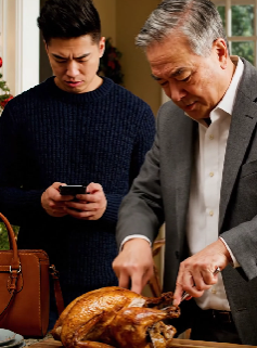 I thanked my grandfather for the $200 he’d tucked into my card—the little check my mother slipped into my hand before dinner, like it was something delicate. He stopped carving the turkey, set the knife down with surgical precision, looked me straight in the eye, and said: “The gift I sent you was half a million dollars.”